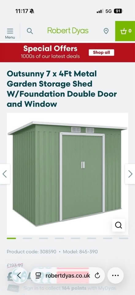 Photo of free Metal garden shed (Wood Green N22) #4