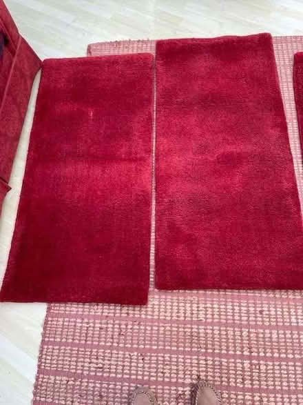 Photo of free Red rug and 2 runners (Lyncombe) #1