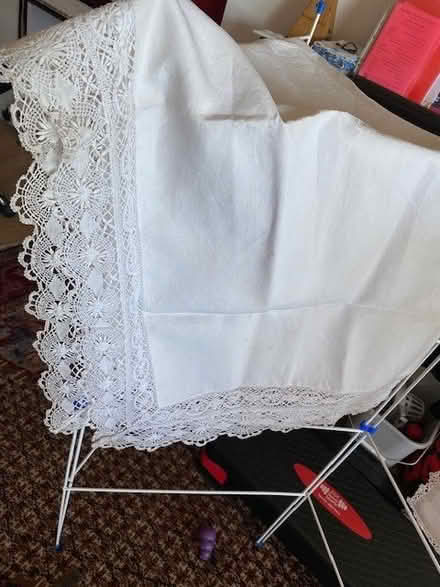 Photo of free Small tablecloth and pillowcase/cushion cover (Malvern WR14) #1