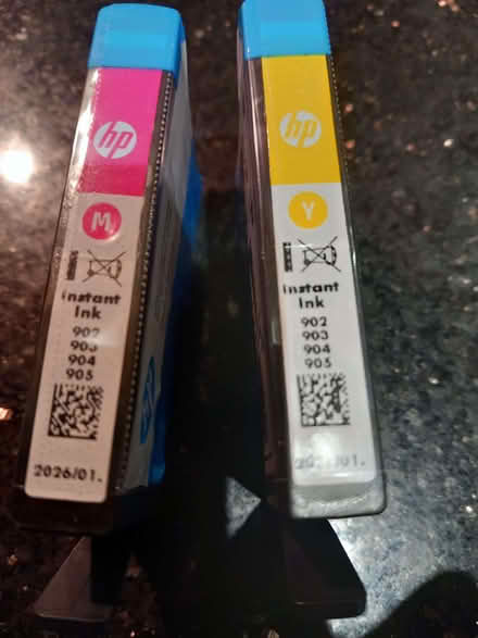 Photo of free HP instant ink cartridges yellow and magenta (Boarsgreave BB4) #1