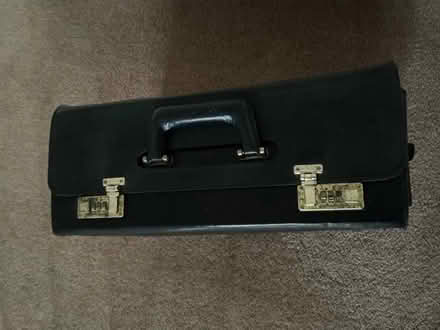 Photo of free Lawyer’s or businessman’s document case, black leather (Booker HP12) #1