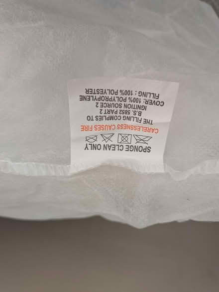 Photo of free Two Cushion Inners 60 x 60cm (CT15) #2