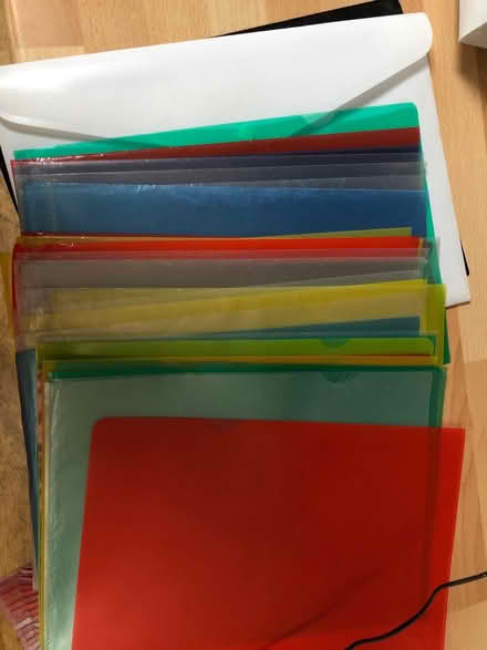 Photo of free A4 plastic Document wallets (Freehold LA1) #1