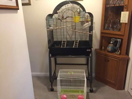 Photo of free Large budgie/bird cage on stand (Saint George's CO2) #1