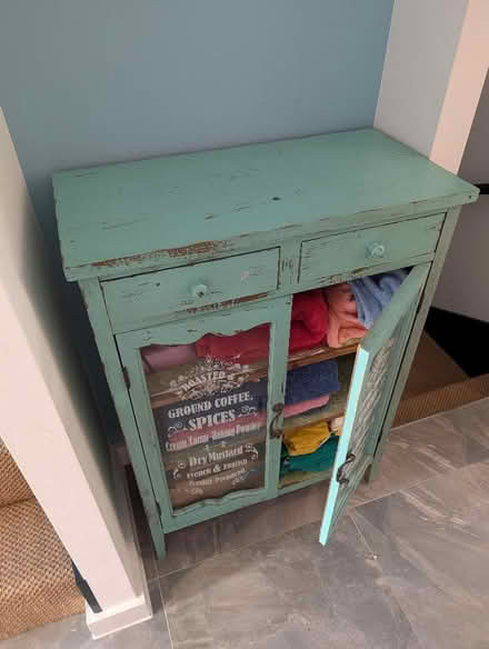 Photo of free Green distressed look cupboard (Canonbury N1) #1