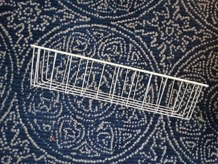 Photo of free White plastic coated wire basket (Barming Heath ME16) #2