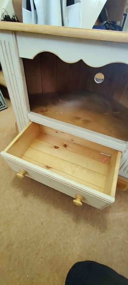 Photo of free Pine TV Unit (34 Hawthorn Rd Batchley B97) #4