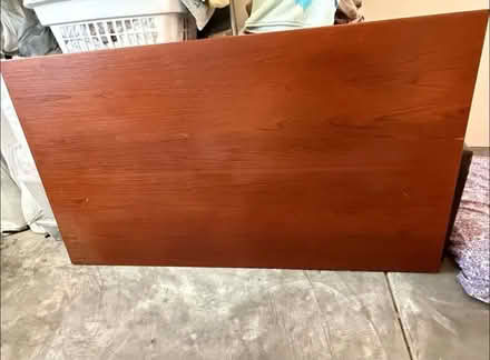 Photo of free Teak Queen Wooden Bed Frame (Los Gatos) #1