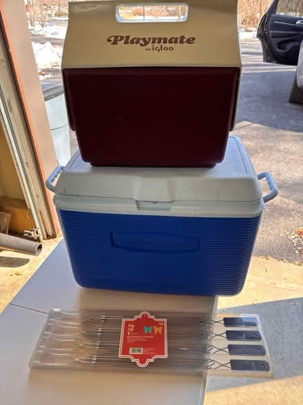 Photo of free 2 coolers (Huntingtown md) #1