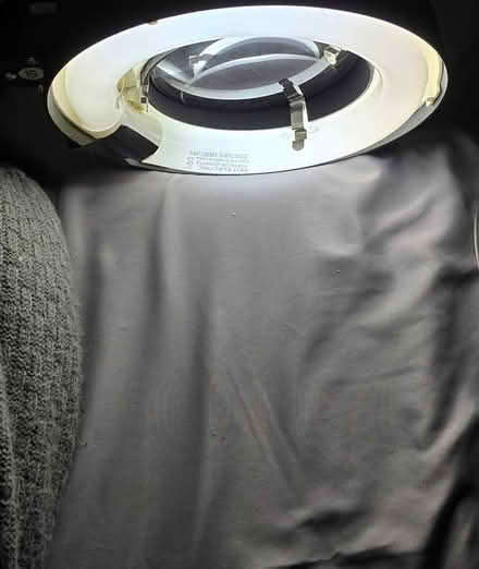 Photo of free Luxo magnifying lamp w desk clamp (Forest Glen) #1