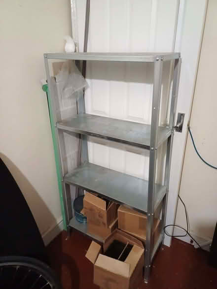 Photo of free Metal garage shelves (Plumpton CA11) #1
