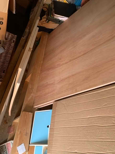 Photo of free 2 Very long plywood book shelf’s (Crouch End N8) #3