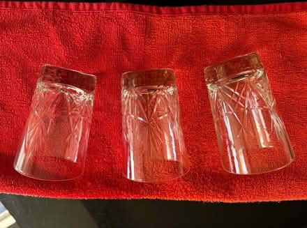 Photo of free Set of three vintage cut glass tumblers (Elmers End BR3) #2