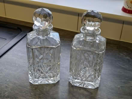 Photo of free Two Cut Glass Decanters (Bedwell SG1) #1