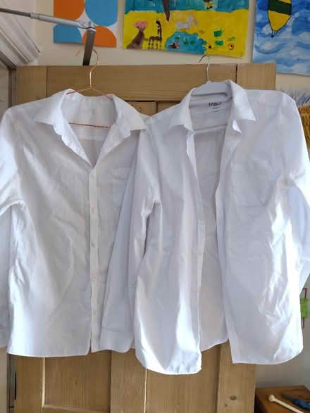 Photo of free White school shirts, black school trousers age 15+ (Tunbridge Wells S. TN1) #1