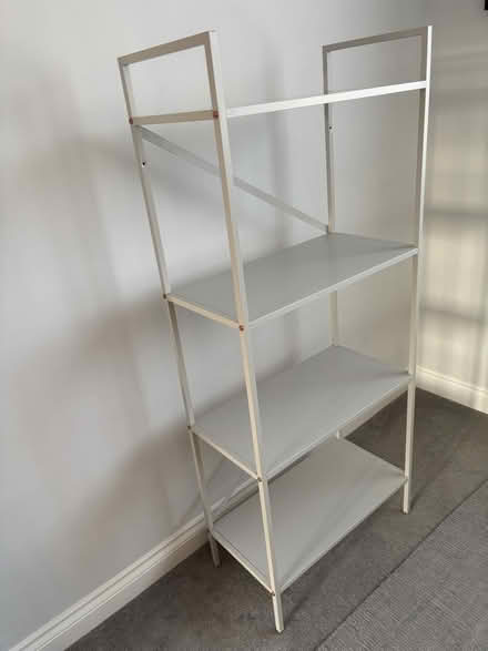 Photo of free Grey metal shelf unit (Witney OX28) #2