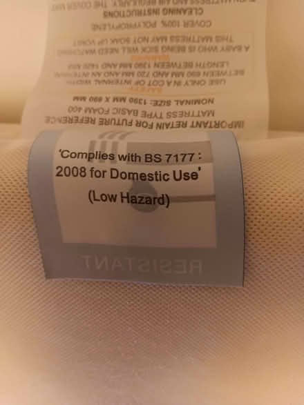 Photo of free Cot Mattress (Lower Walkley S6) #4