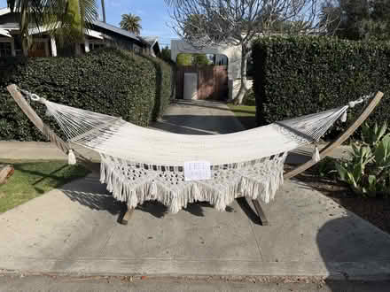 Photo of free Hammock with Bamboo Stand (West Adams) #4