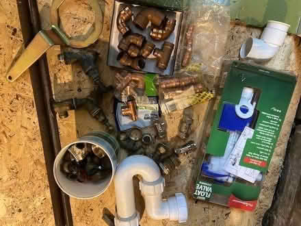 Photo of free Assorted plumbing fittings and tools (Poets MK40) #1