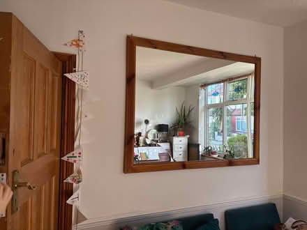 Photo of free Large wooden mirror (Turnpike Lane, N22) #2