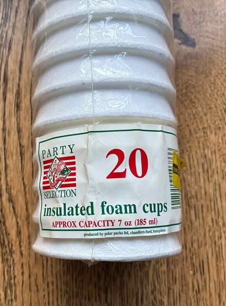 Photo of free Polystyrene plates and cups (Baldock SG7) #3