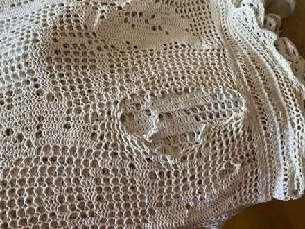 Photo of free Ancient crochet bedcover (Malvern WR14) #1