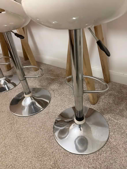 Photo of free Three adjustable kitchen bar stools (Throckley NE15) #2