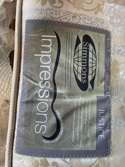 Photo of free King size pocket sprung bed with divan drawers (Littlehampton BN17) #1