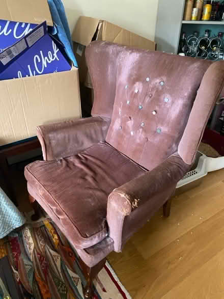 Photo of free Wingback Chair - Upholstery Project (Abbeyhill EH7) #1