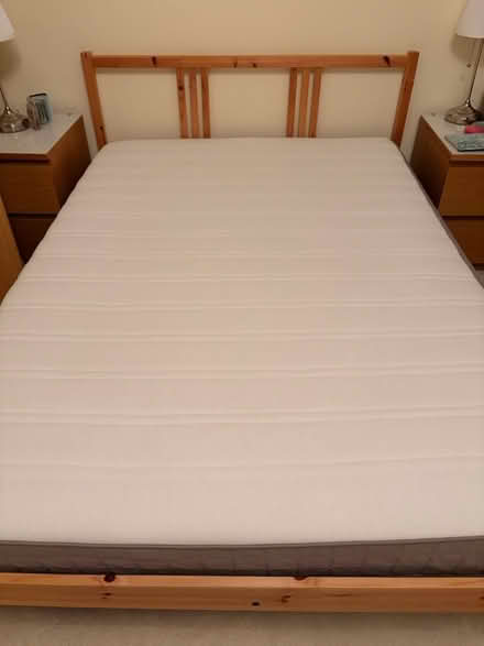 Photo of free Double Bed Frame & Mattress (SO22) #2