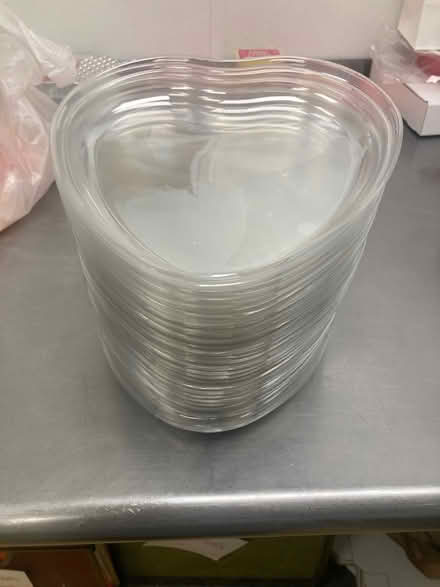 Photo of free Plastic heart shaped lids (Creve Couer) #1