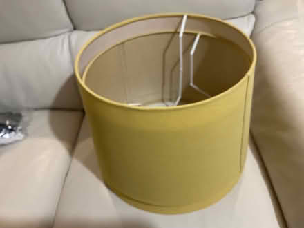 Photo of free Yellow lampshades x 2 extra large (Brockworth) #2