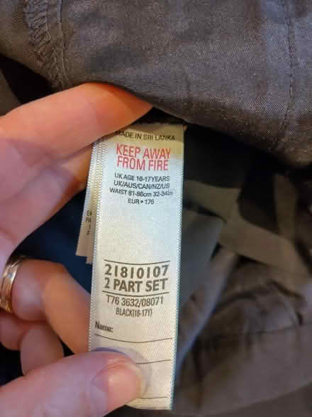 Photo of free White school shirts, black school trousers age 15+ (Tunbridge Wells S. TN1) #3