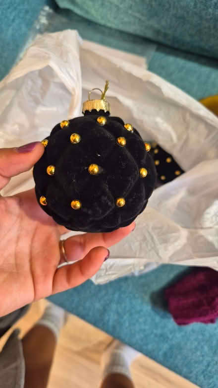 Photo of free Glass Christmas bubbles (Hanwell W13) #1