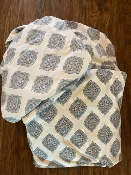 Photo of free White/gray king sheet set (Harbor Bay) #1