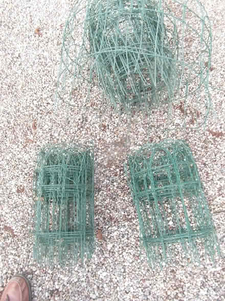 Photo of free 3 rolls of 16” high plastic coated WIRE NET EDGING (Waverton CH3) #1