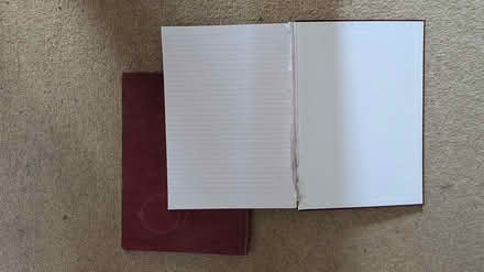 Photo of free 2x used A4 Hardback exercise books (Stroud) #1