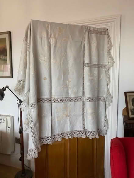 Photo of free Very old large tablecloth (Malvern WR14) #3