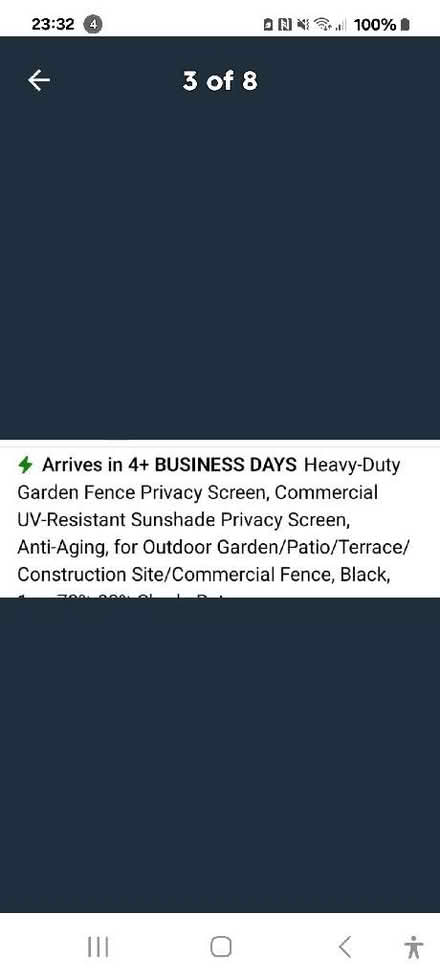 Photo of free 10 metres fence /railings screening (BT15) #3