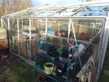 Photo of free 8' x 10' aluminium frame greenhouse (Saffron Walden CB10) #2