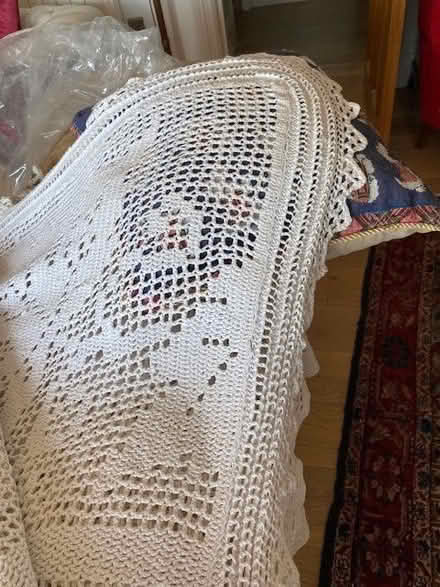 Photo of free Ancient crochet bedcover (Malvern WR14) #3