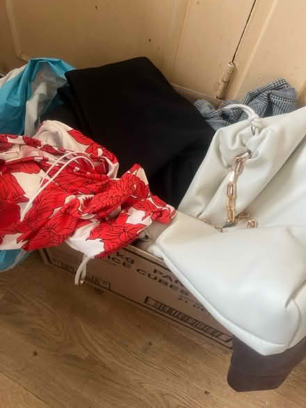 Photo of free Clothing box and kitchenware (Ecclesfield S5) #1