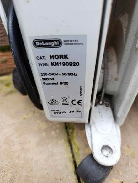 Photo of free Electric heater (CO12) #3