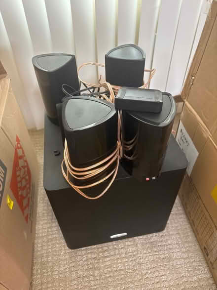 Photo of free 5-speaker surround sound speakers (Moraga) #1