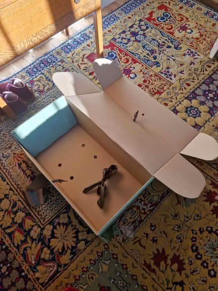 Photo of free Large cardboard box (temporary baby bed?) (Northfield B31) #1