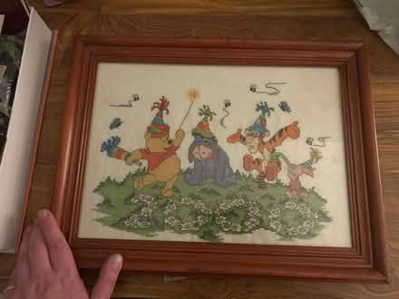 Photo of free Winnie the Pooh tapestry picture (Bartley Green B32) #1