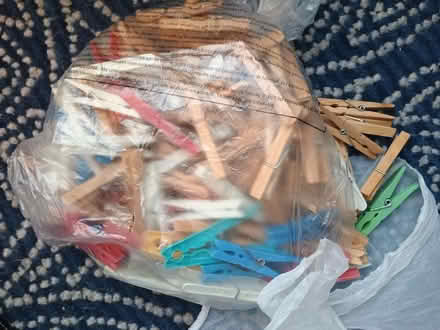 Photo of free Bag of clothes pegs (Barming Heath ME16) #1