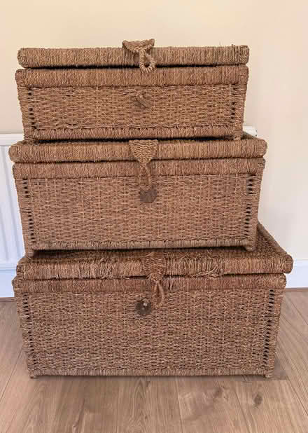 Photo of free Wicker storage baskets (Blackheath SE3) #1