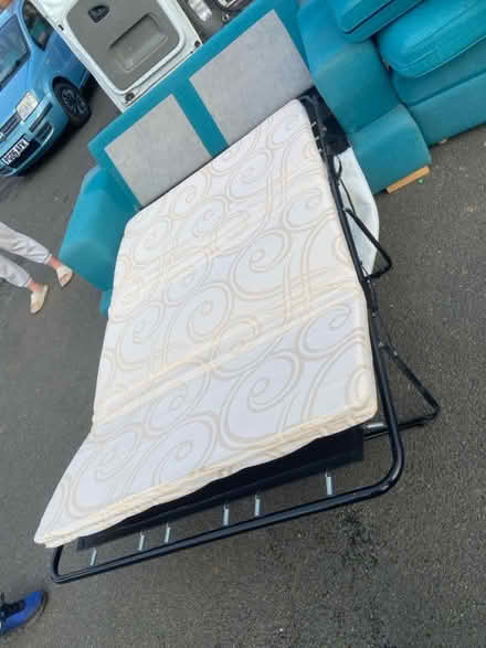 Photo of free sofa bed lots of life in it (S80 Worksop) #2