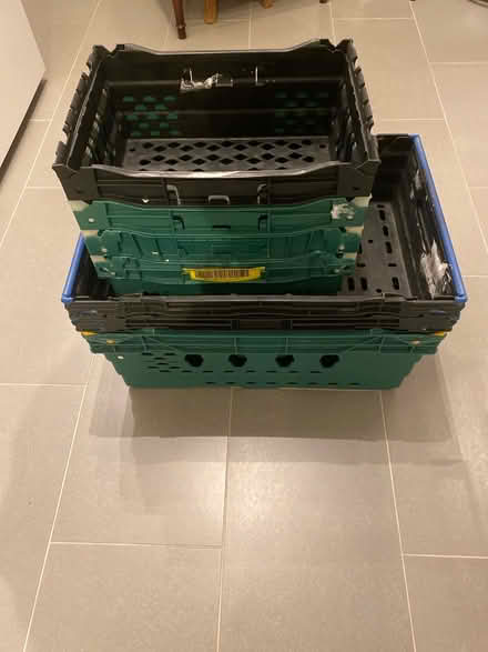 Photo of free Stackable plastic crates (Behind Horsham train station) #1